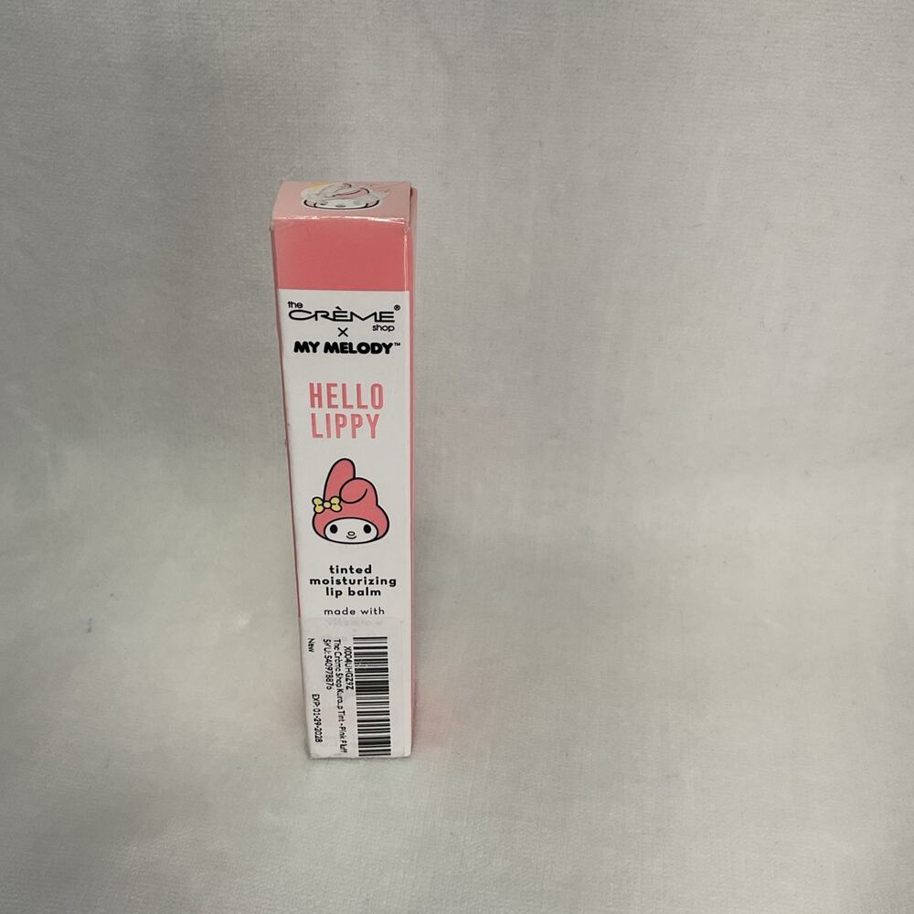 The Crème Shop Kuromi Hello Lippy Tinted 1 Count (Pack of 1), Pink Fluff